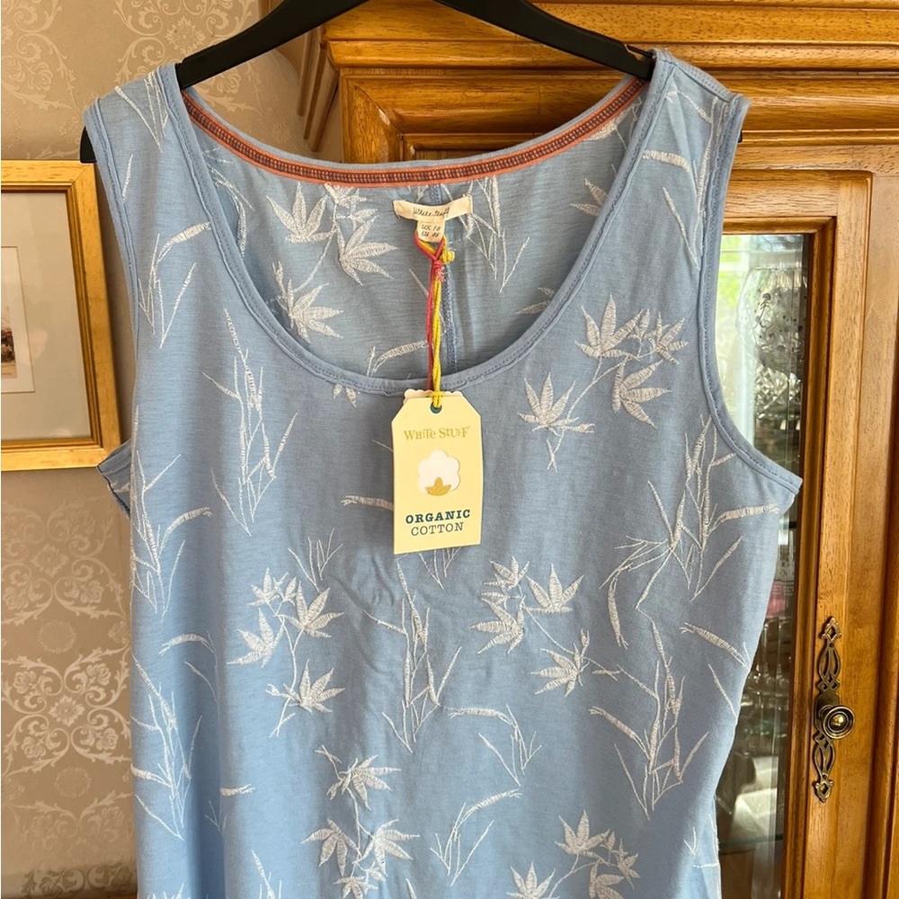 Blue Floral Women's Top